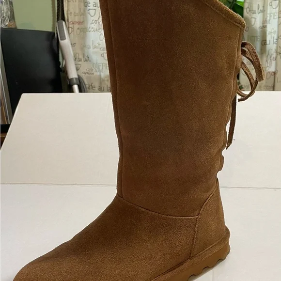 Bear paw Boots Warm Fuzzy Boots.size 7 - Picture 3 of 4